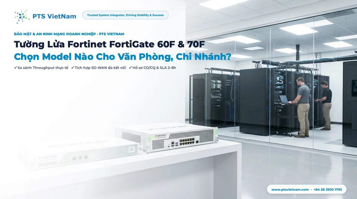 Tường lửa Fortinet FortiGate 60F và 70F cho văn phòng chi nhánh